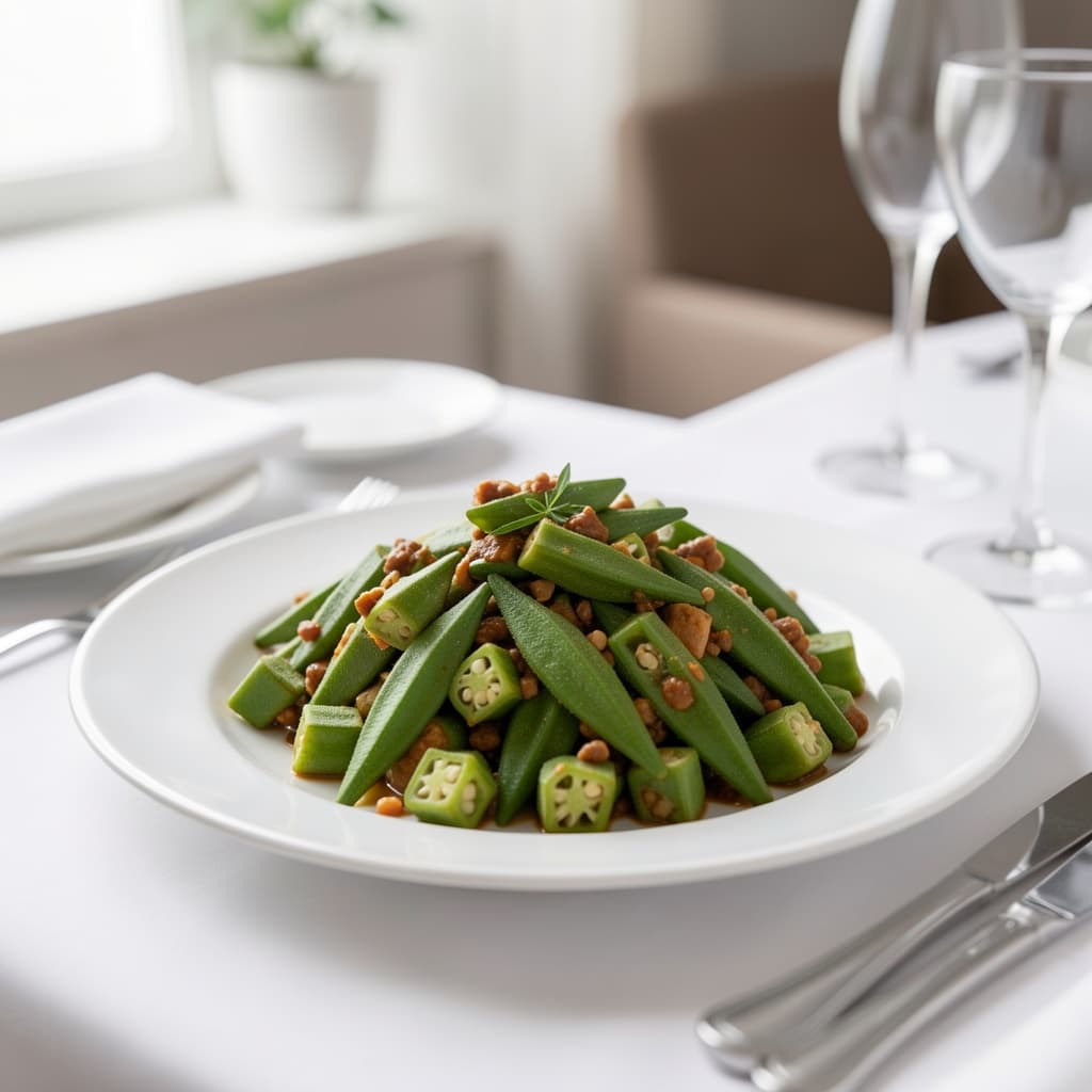 Kadai Bhindi (Okra) Masala