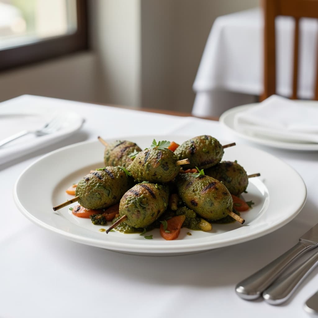 Chicken Haryali (Green) Kabab