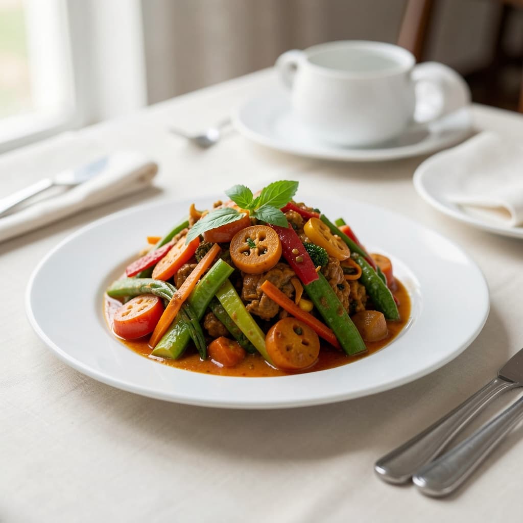 Vegetable Chettinad (Spicy)
